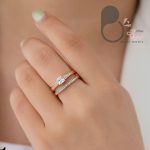 حلقه و پشت حلقه ژوپینگ فروشگاه زیورآلات بیوتی