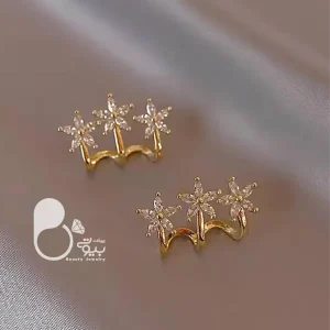 گوشواره فلاور 💎زیورآلات بیوتی