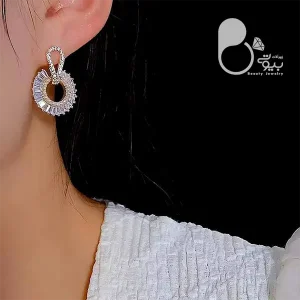 گوشواره دیاموند ژوپینگ 💎زیورآلات بیوتی