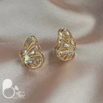 گوشواره پروانه شیدا با تخفیف بلک فرایدی💎زیورآلات بیوتی