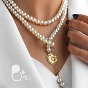 سرویس مرواریدی فلاور 💎 زیورآلات بیوتی