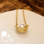 گردنبند سبد مروارید 💎فروشگاه زیورآلات بیوتی