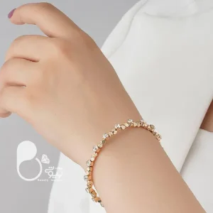 دستبند نگین اتریشی با تخفیف💎زیورآلات بیوتی