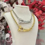 گردنبند لاو نگین میکرو با تخفیف💎فروشگاه زیورآلات بیوتی