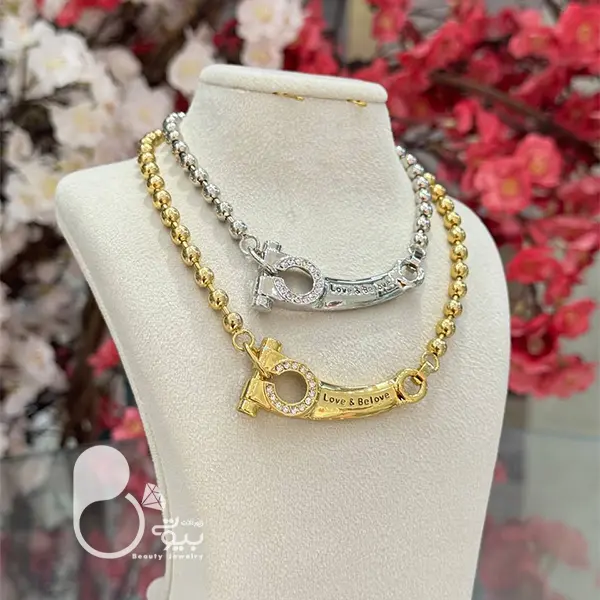 گردنبند لاو نگین میکرو با تخفیف💎فروشگاه زیورآلات بیوتی گردنبند لاو نگین میکرو با تخفیف💎فروشگاه زیورآلات بیوتی