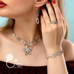 ست کامل ستاره با تخفیف بلک فرایدی💎زیورآلات بیوتی