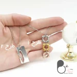 گردنبند حک شده استیل با تخفیف بلک فرایدی💎زیورآلات بیوتی