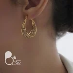 گوشواره کریستالی رقصان با تخفیف بلک فرایدی💎زیورآلات بیوتی