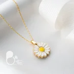 گردنبند بابونه عشق💎فروشگاه زیورآلات بیوتی