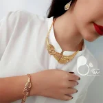 ست کامل طرح طلا با تخفیف💎فروشگاه زیورآلات بیوتی