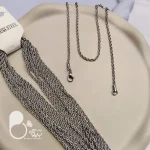زنجیر طنابی (طلایی، نقره ای، دو رنگ) 💎فروشگاه زیورآلات بیوتی