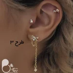 گوشواره ۳ جفتی با تخفیف بلک فرایدی💎زیورآلات بیوتی
