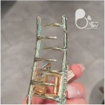 کلیپس لوتوس وارداتی از ترکیه💎فروشگاه زیورآلات بیوتی