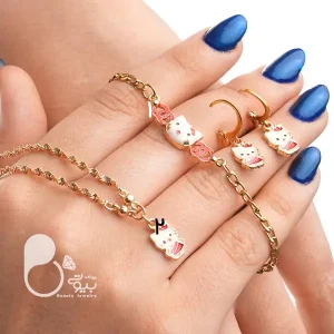 ست کامل کیتی دخترانه با تخفیف ویژه روز دختر💎زیورآلات بیوتی