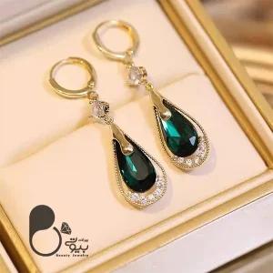 گوشواره پارادایس نگین سوارسکی💎فروشگاه زیورآلات بیوتی