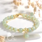 دستبند اشک ماه دو لاین 💎فروشگاه زیورآلات بیوتی