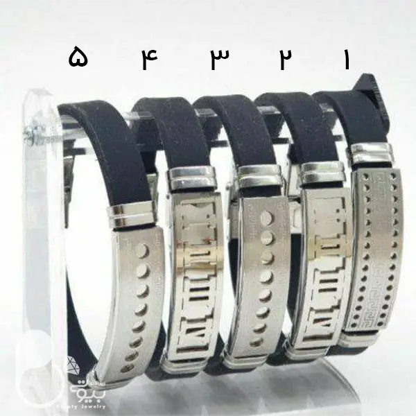دستبند چرم استیل مردانه با تخفیف بلک فرایدی💎زیورآلات بیوتی دستبند چرم استیل مردانه با تخفیف بلک فرایدی💎زیورآلات بیوتی