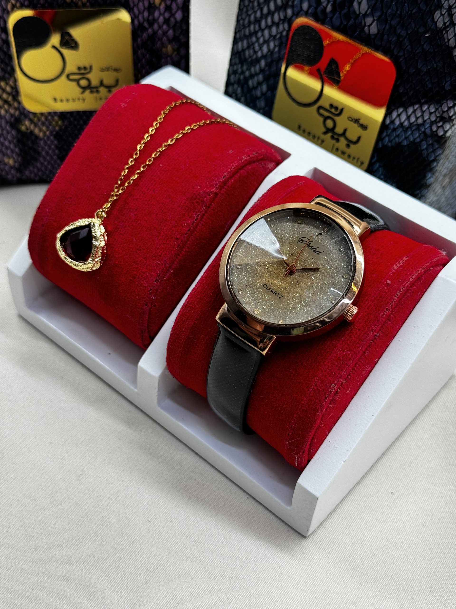 IMG_2738 ست ساعت سوارسکی کهکشانی - Image 1