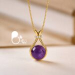 گردنبند اشک ماه آماتیست - Image 2