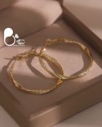 گوشواره نگینی ژوپینگ زیورآلات بیوتی