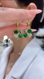 گوشواره شبدر عشق زیورآلات بیوتی