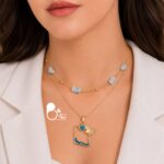 گردنبند وطنم ترکیبی با سنگ طبیعی 1 - Image 2