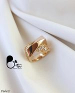 انگشتر برند ژوپینگ درجه یک از مجموعه بیوتی زیورآلات کپی شده از نمونه طلا