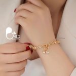 دستبند مکعبی زیورآلات بیوتی