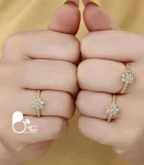 انگشتر زنانه روکش طلا مدل رزیتا