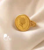 انگشتر زنانه سکه الیزابت