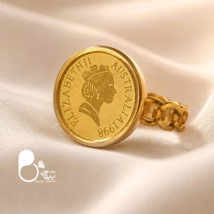 انگشتر زنانه سکه الیزابت