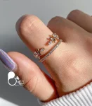 انگشتر زنانه ژوپینگ مدل آرمس