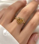 انگشتر زنانه ژوپینگ گل رز
