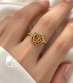 انگشتر زنانه ژوپینگ گل رز