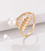 انگشتر زنانه ژوپینگ گندمی