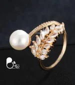 انگشتر زنانه ژوپینگ گندمی