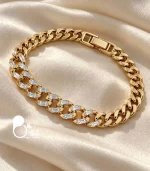 دستبند زنانه ژوپینگ جدید نگینی