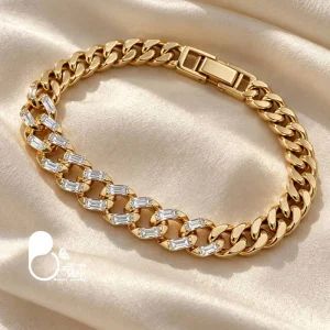 دستبند زنانه ژوپینگ جدید نگینی