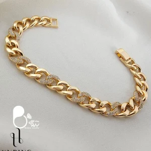 دستبند زنانه کارتیر ژوپینگ نگین دار