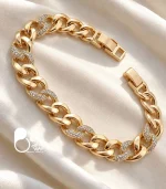 دستبند زنانه کارتیر ژوپینگ نگین دار