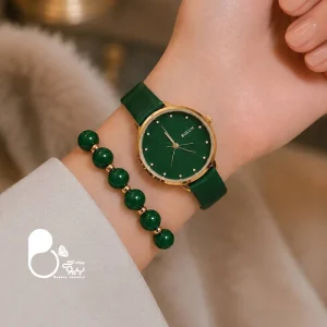 ست ساعت زنانه بولون گرین با دستبند