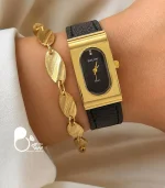 ست ساعت و دستبند زنانه بولون چرمی اسپرت