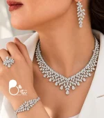 سرویس زنانه جواهری عروس طرح رکسانا
