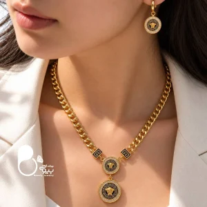 سرویس زنانه ورساچه روکش طلا هانا