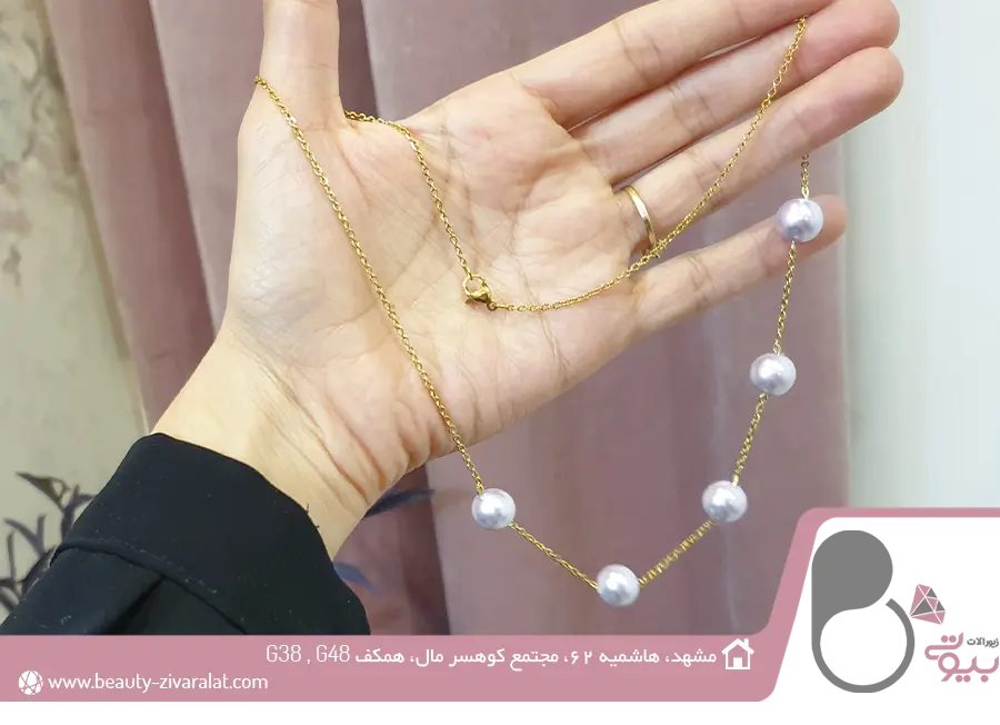 گردنبند مروارید دست ساز در خانه به همراه فیلم همه فوت و فن ساخت گردنبند مروارید در خانه به همراه فیلم