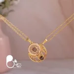گردنبند کاپلی مهر و ماه - زیورآلات بیوتی