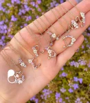 گردنبند زنانه حروف اسم پینترستی