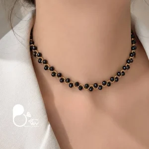 گردنبند طوق زنانه بلک رز