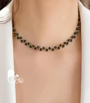 گردنبند طوق زنانه بلک رز