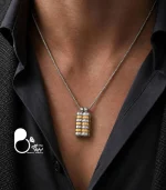 گردنبند مردانه اسپرت روکش طلا